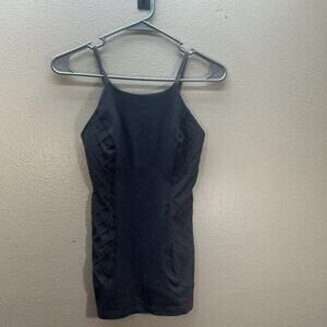 Beyond‎ Yoga Womens XS Strappy Open Back Gym Tank Top Cutout High Neck